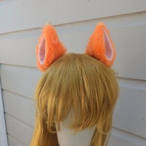 Costume fox dog clip on ears